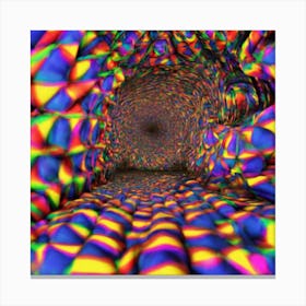 Psychedelic Tunnel Canvas Print
