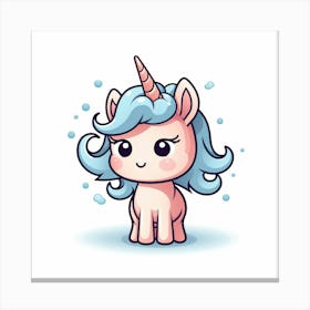 Cute Unicorn 33 Canvas Print