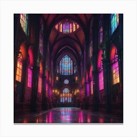 Stained Glass Window 9 Canvas Print