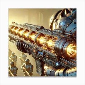 Solar Rifles Converted Canvas Print