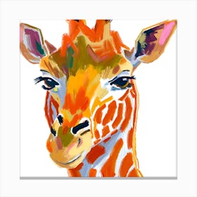 Reticulated Giraffe 04 1 Canvas Print