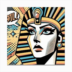 Pop Egyptian Eman Stardust Canvas Print