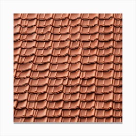 Tile Roof Texture Canvas Print