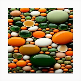 Pebbles Canvas Print