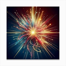 Firework Explosion Canvas Print