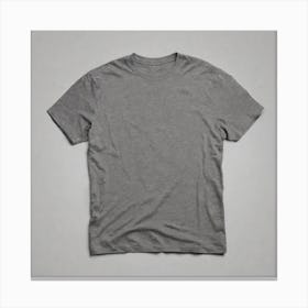 Grey Tee Shirt Canvas Print