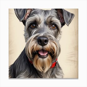 Schnauzer 1 Canvas Print