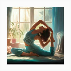 Yoga Pose 1 Canvas Print
