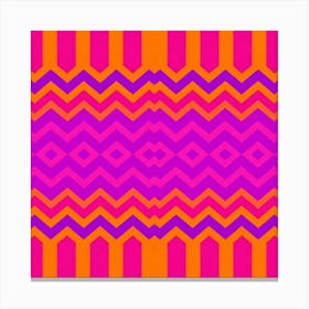 Abstract Chevron Pattern Toile