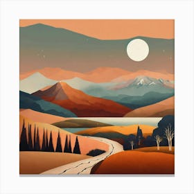 Landscape Canvas Art 1 Canvas Print