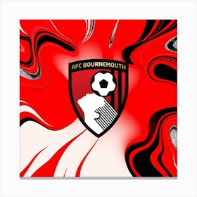 A.F.C. Bournemouth Logo Wall Arts 13 Canvas Print