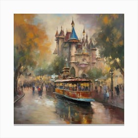 Disneyland, France 1 Canvas Print