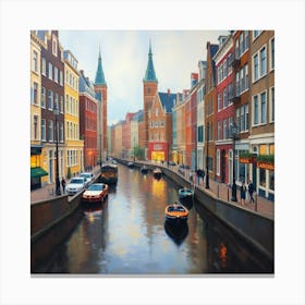 Amsterdam Canal 2 Canvas Print