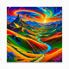 Rainbow Valley Canvas Print