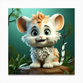 Cute Cub 1 Canvas Print