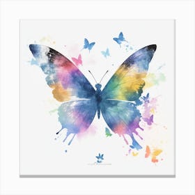 Watercolor Butterfly Canvas Print