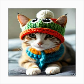 Cat In Hat 1 Canvas Print