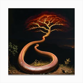 Snake Tree Canvas Print