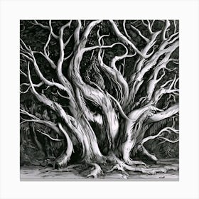 Artistic Tree Canvas Print