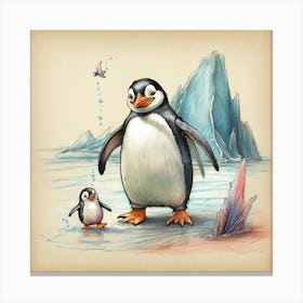 Penguins 17 Canvas Print