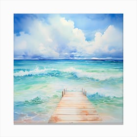 Azure Tranquility Canvas Print