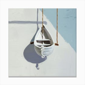 Boat On A Rope Canvas Print