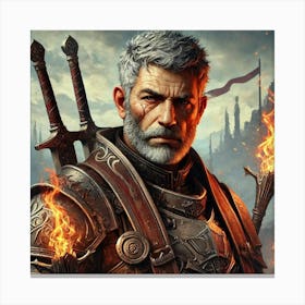 Kael Firebrand 3 Canvas Print