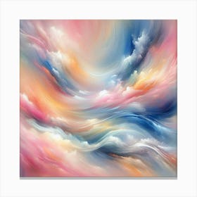 Abstract Of Clouds 1 Canvas Print