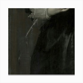 Lady In Black 1 Canvas Print