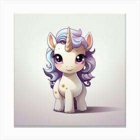 Cute Unicorn 143 Canvas Print