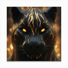 Panther'S Head Canvas Print