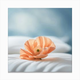 Flower On A Bed 2 Canvas Print