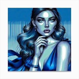 Portrait Artwork 156 Canvas Print