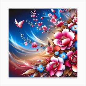 Flower Painting 2 Canvas Print