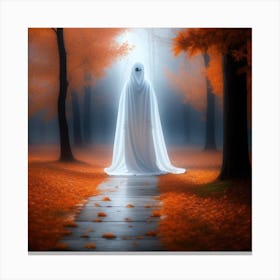 Ghost In The Woods 5 Canvas Print