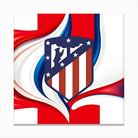 Atlético de Madrid Logo Wall Art 13 Canvas Print