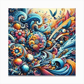 Psychedelic Art 14 Canvas Print