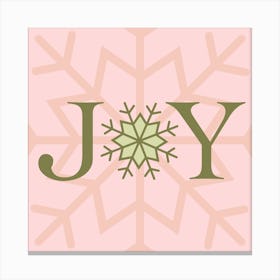 Snowflake Joy Art Print Canvas Print