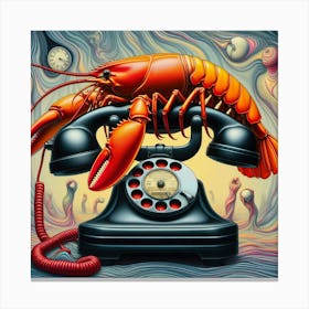Lobster Phone 1 Canvas Print