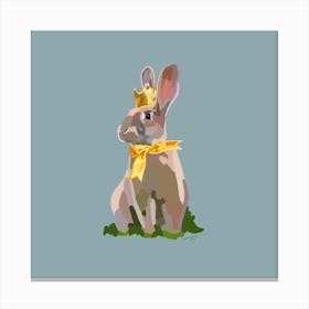 Royal Rabbit Canvas Print