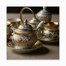 Tea Art 155 Canvas Print