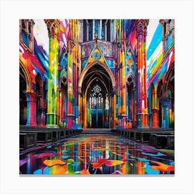 Cathedral Of Rainbows Canvas Print