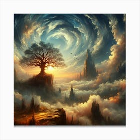 Tree In The Sky Canvas Print