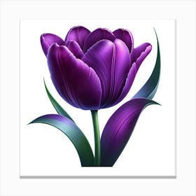 Purple Tulip 2 Canvas Print