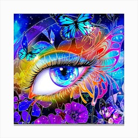 Butterfly Eye Canvas Print