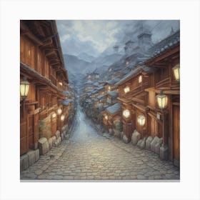 Yokohama Alley Canvas Print