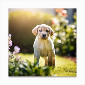 Labrador Retriever Puppy Canvas Print