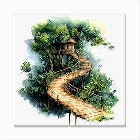 Treehouse 1 Canvas Print