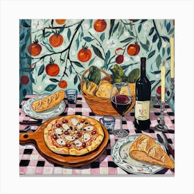 Il Rifugio Del Vino Trattoria Italian Food Kitchen Canvas Print