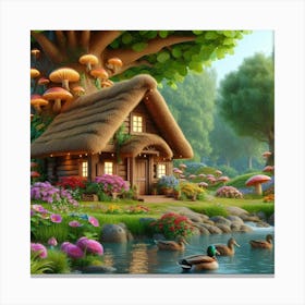 House of fun Canvas Print